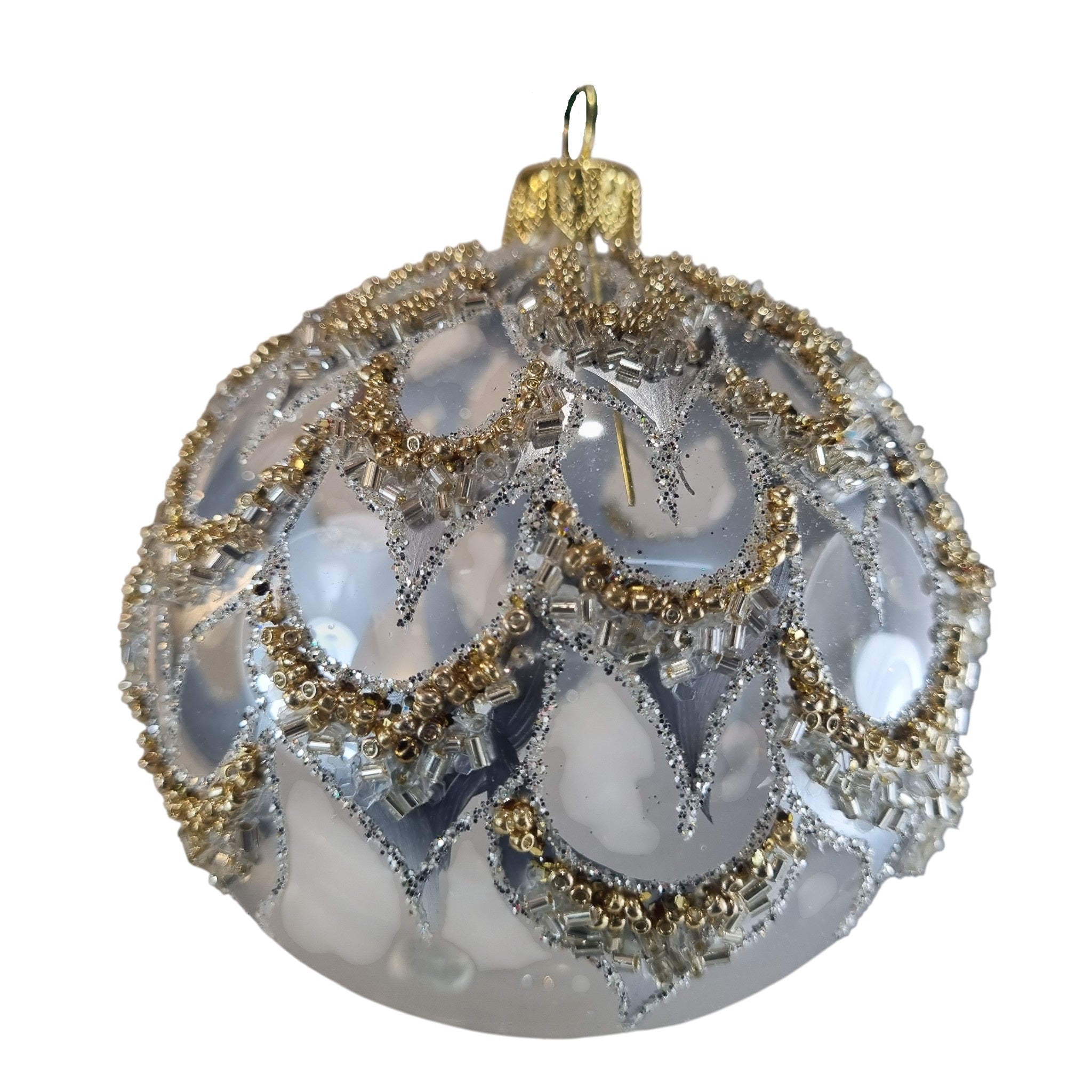 Golden Filigree Crystal Bauble