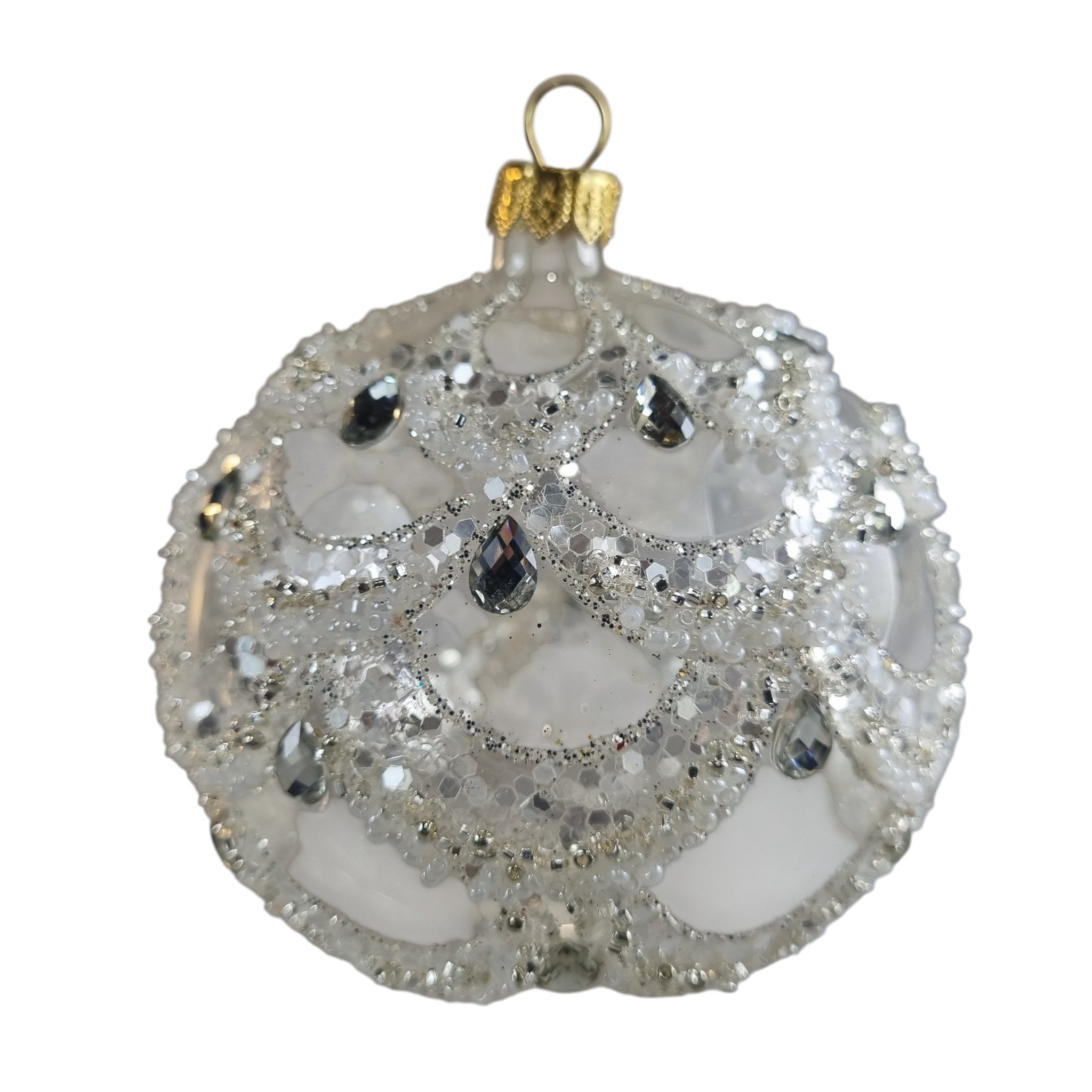 Snow Jewel Lace Bauble