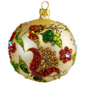 Holly Blossom Ball Ornament