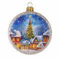 Winter Village medalion Ornament
