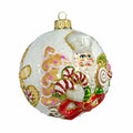Santa’s Sweet Treats Glass Ornament