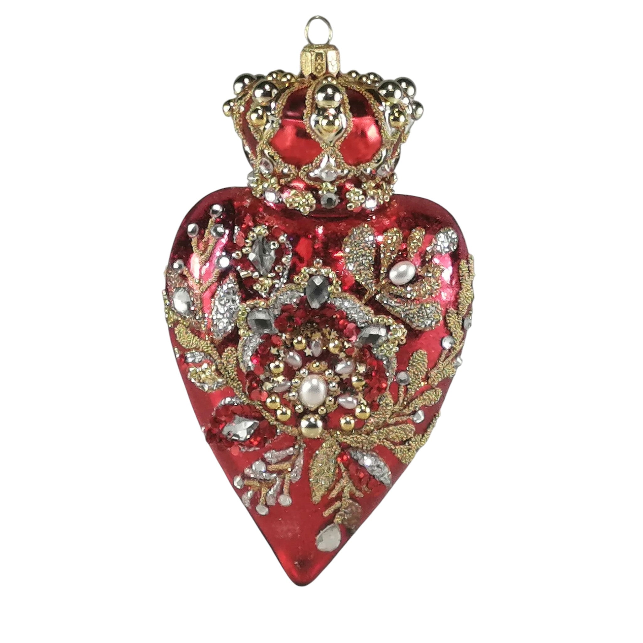 Royal Crimson Crown Heart