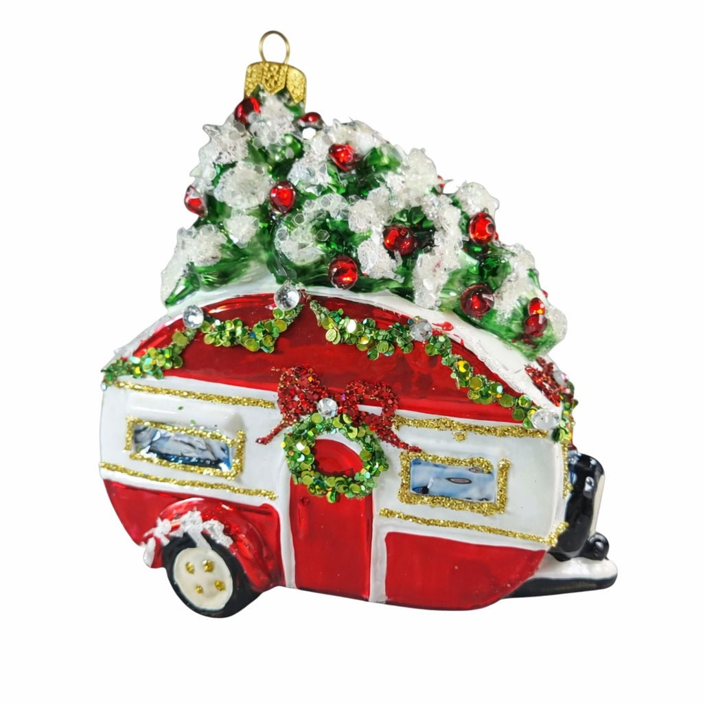 Festive Christmas Camper