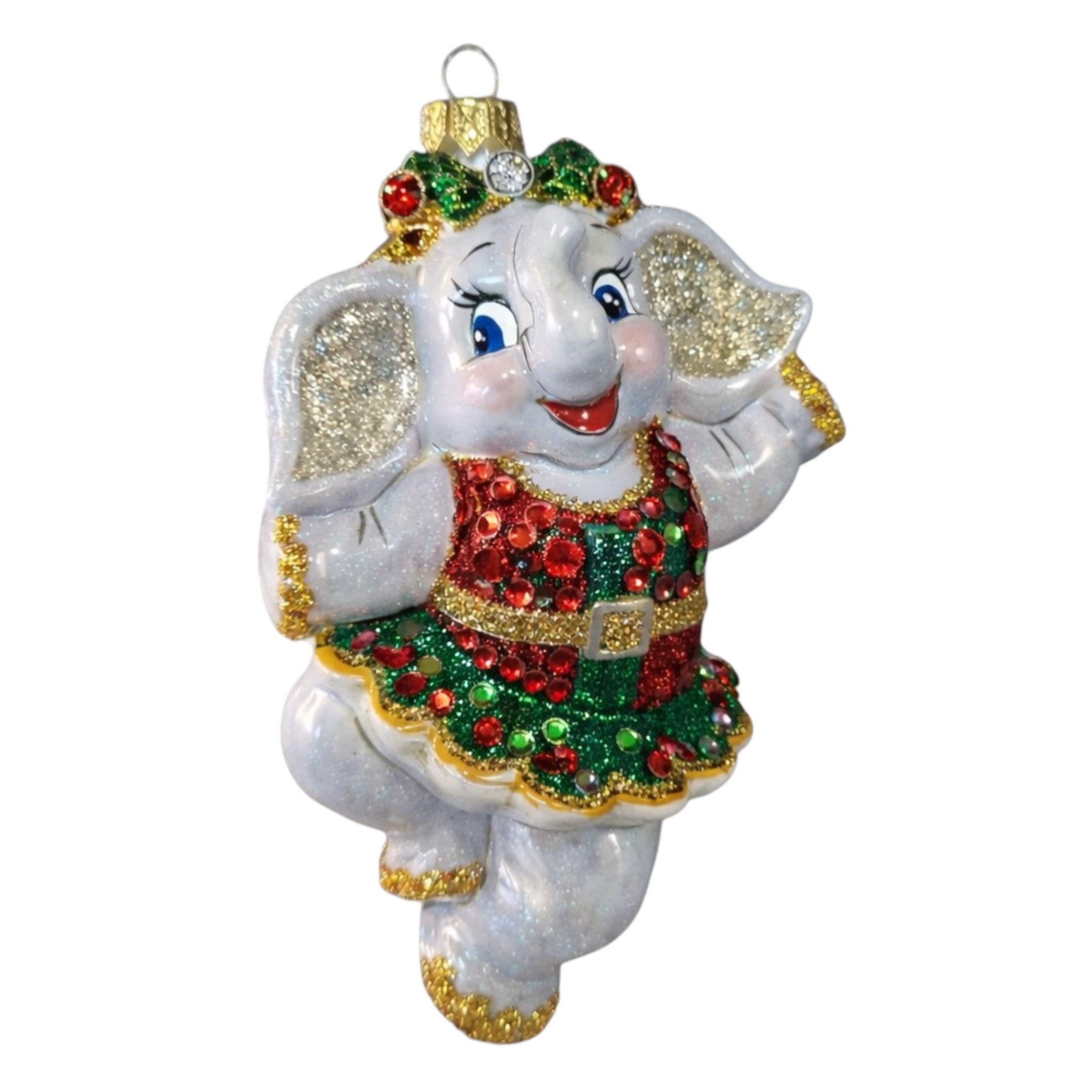 Dancing Elephant Ornament