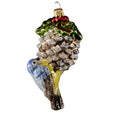 Winter Bird on Pine Cone