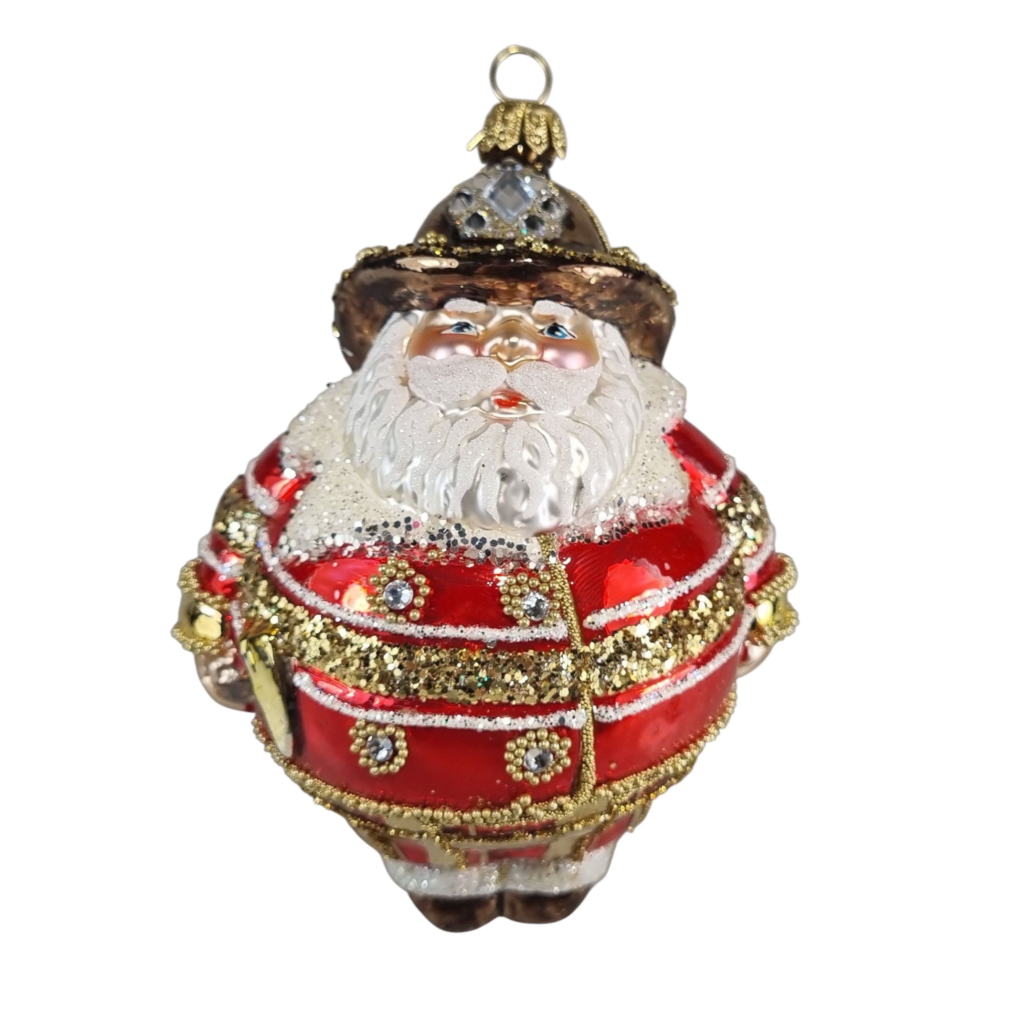 Festive Fireman Santa