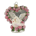 Lovebirds in Rose Garden