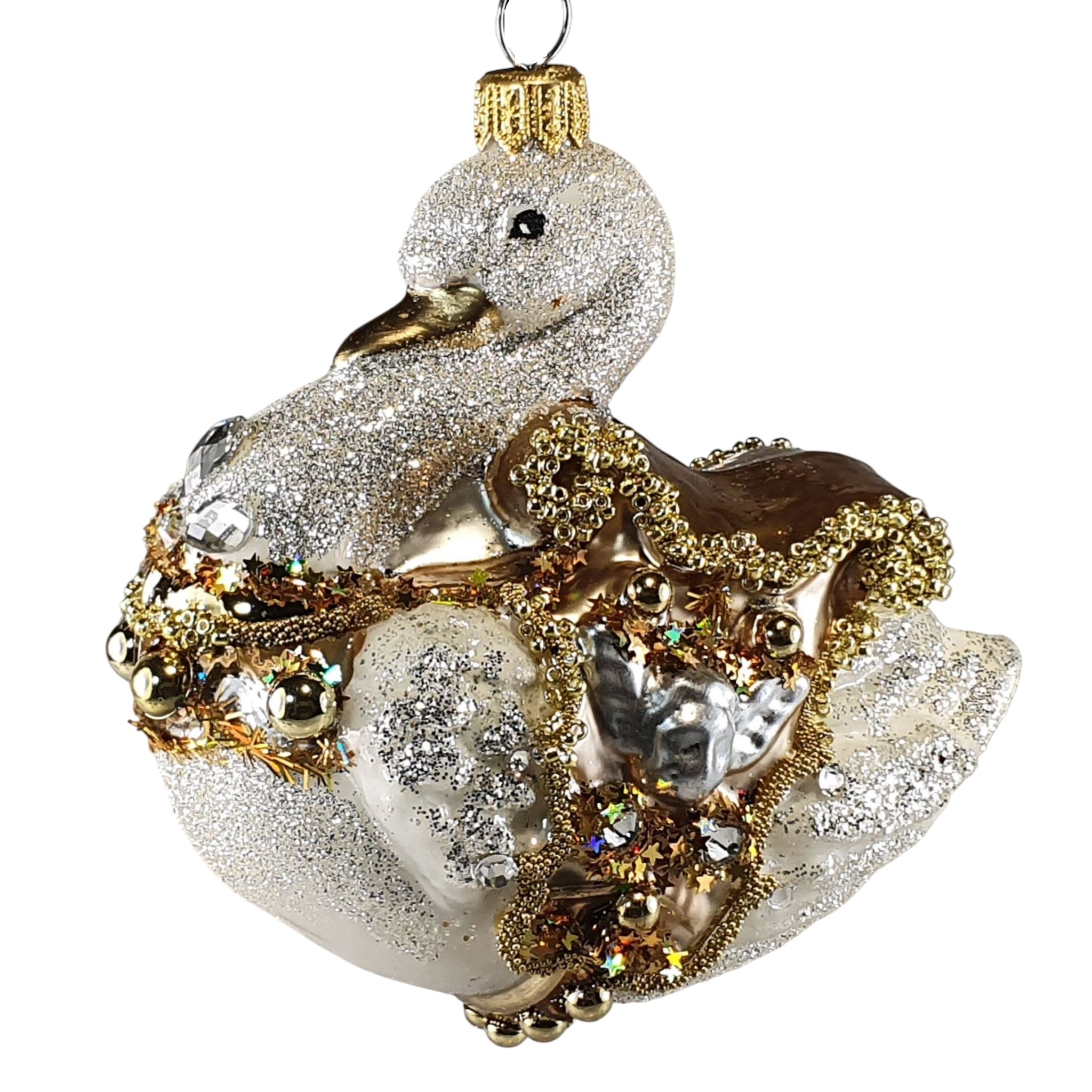 Gilded Winter Duck