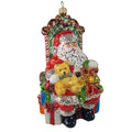 Santa on Throne Ornament