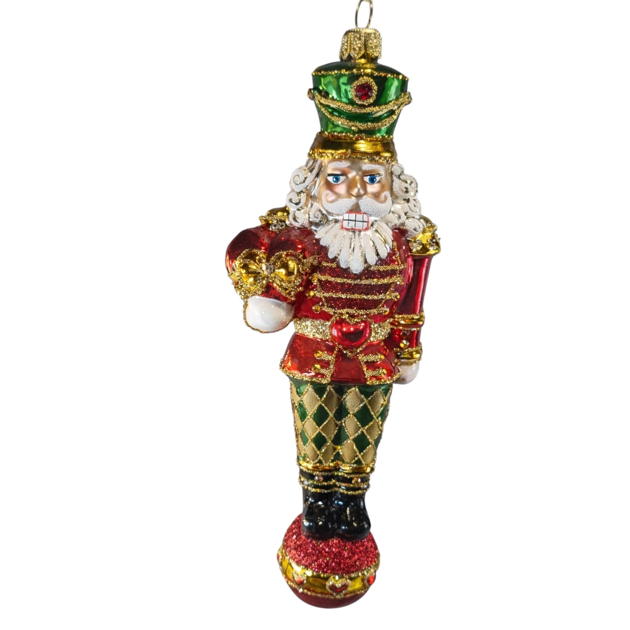 Crimson Emerald Nutcracker