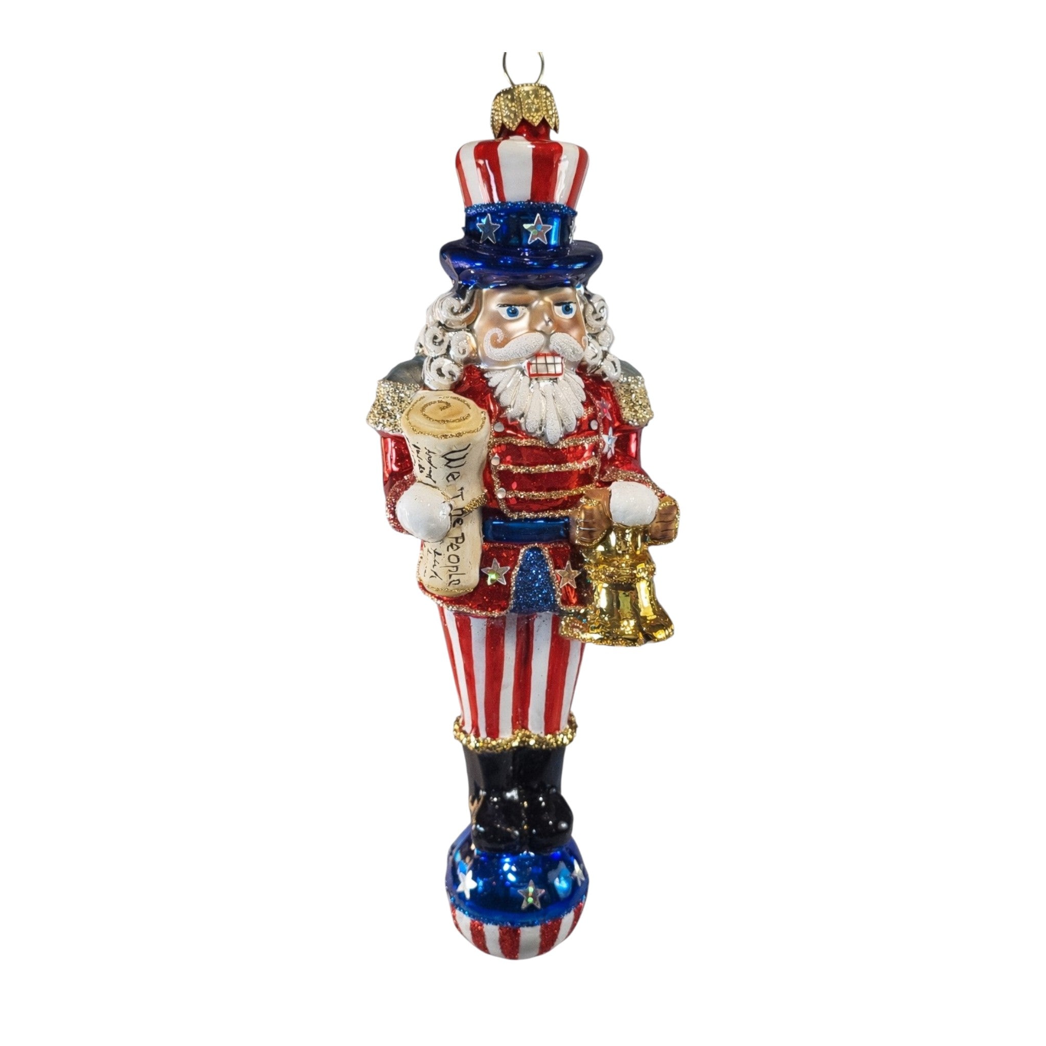 Uncle Sam Nutcracker Ornament