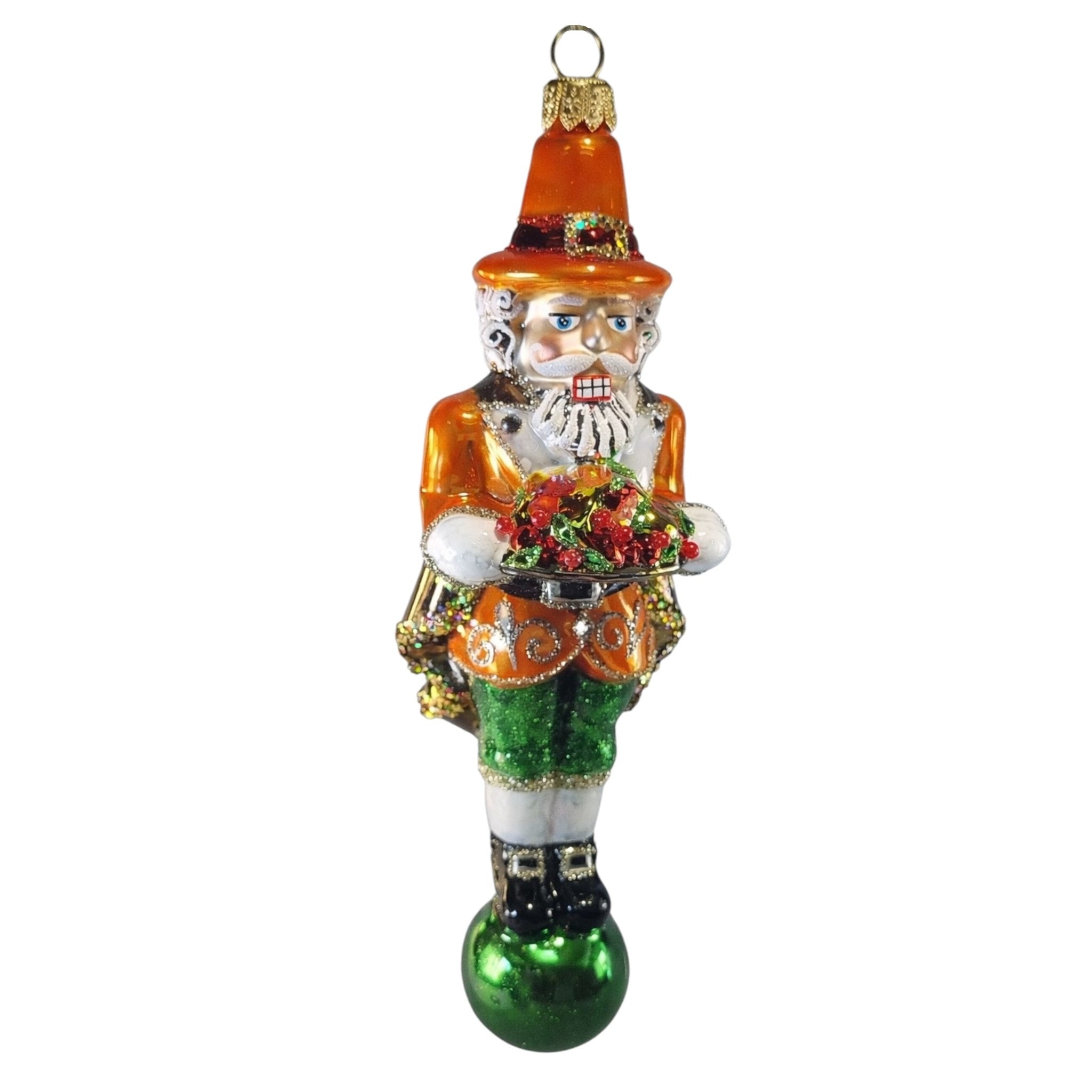 Autumn Pilgrim Nutcracker Ornament