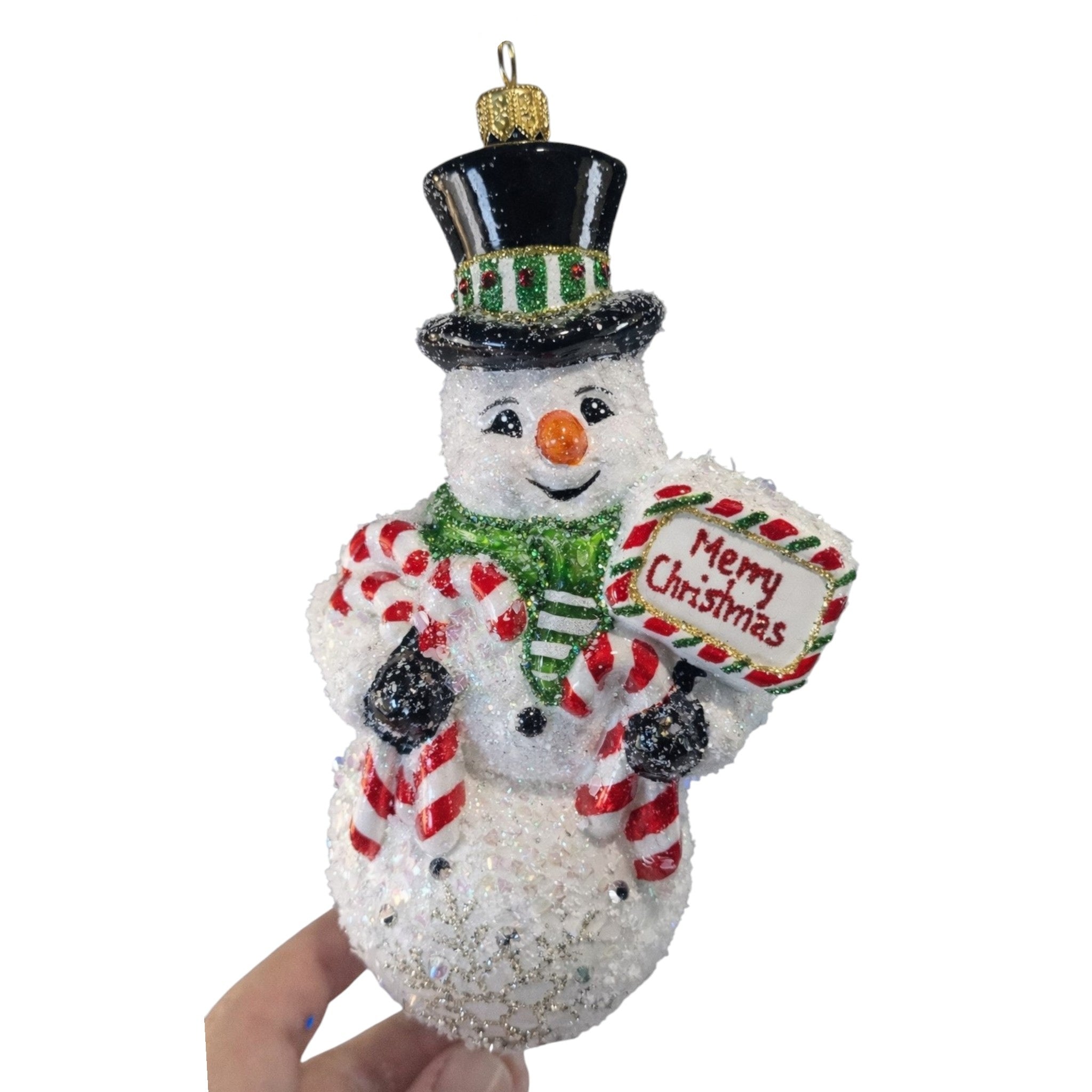 Candy Cane Snowman