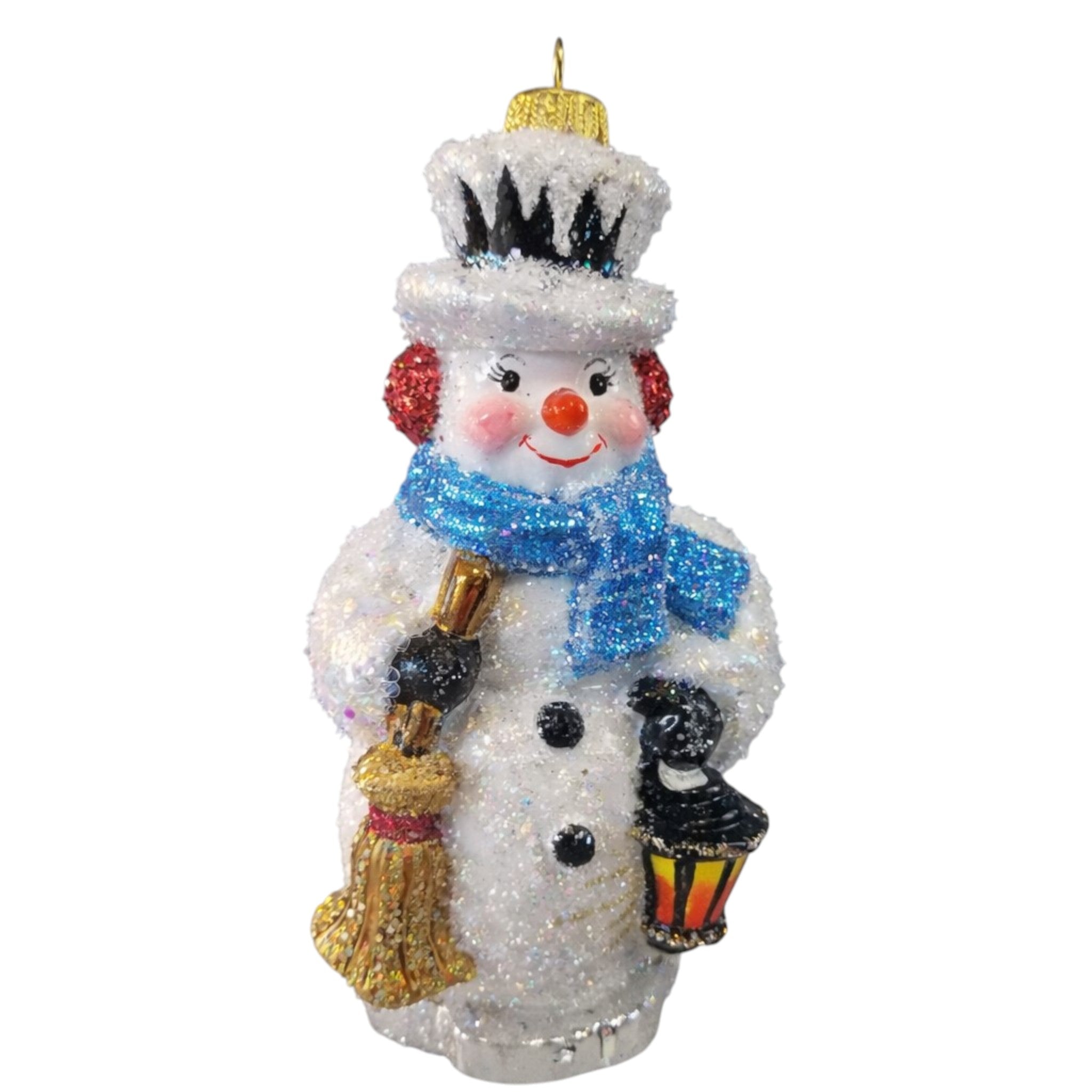Snowman with Lantern