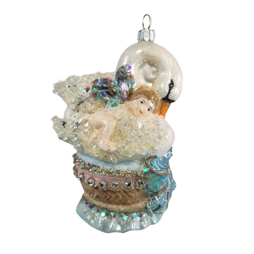 Silverado ornament, glass ball with classic ornamental design