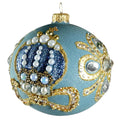 Blue with pearlescent accents