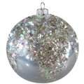 Silverado ornament, glass ball with decorative texture