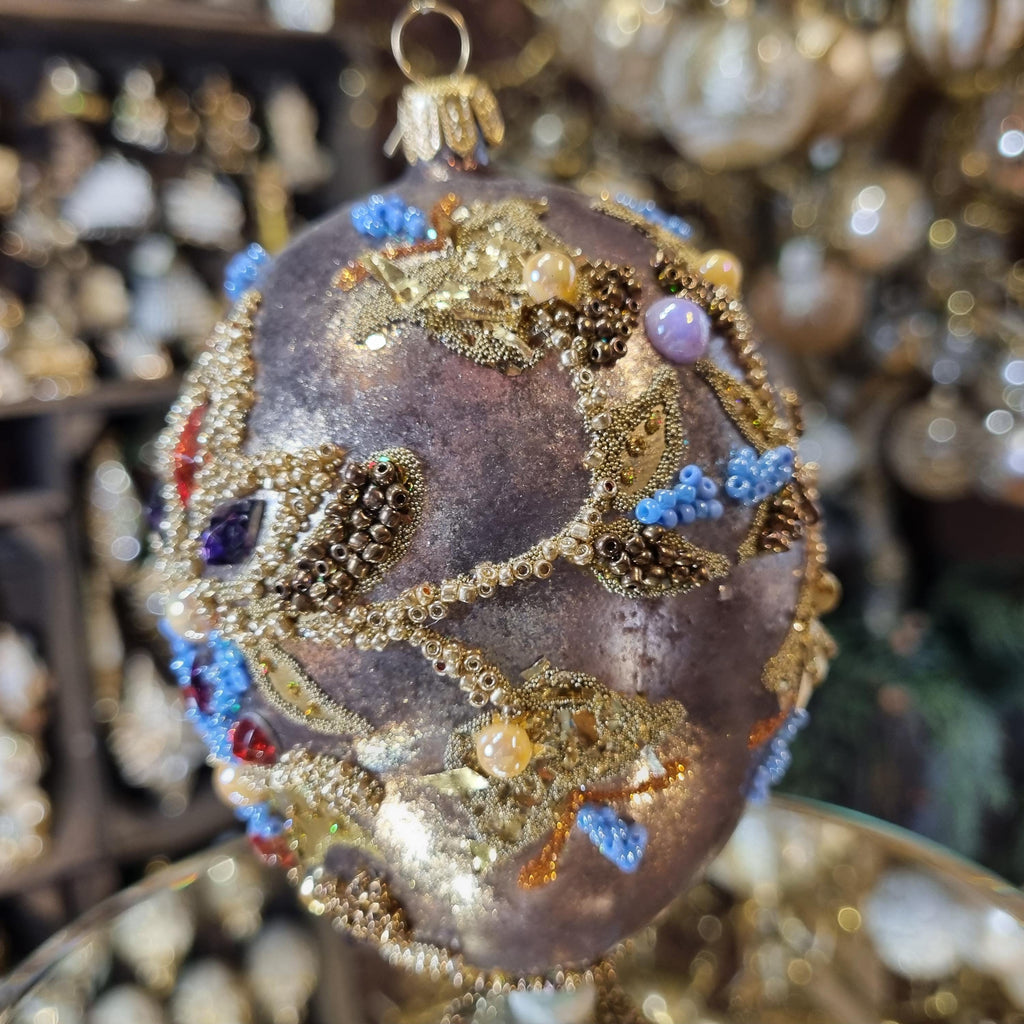 Fabergé Egg Bauble with Royal Pattern