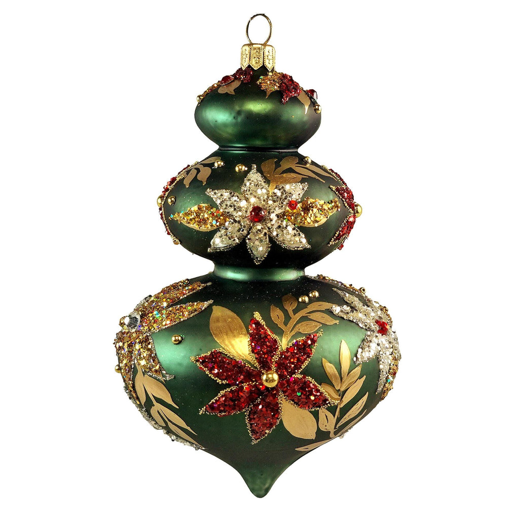 Icicle with Three Baubles Ornament