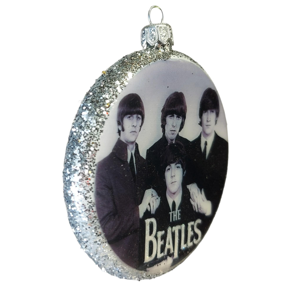 Silverado ornament, glass ball with classic festive motif