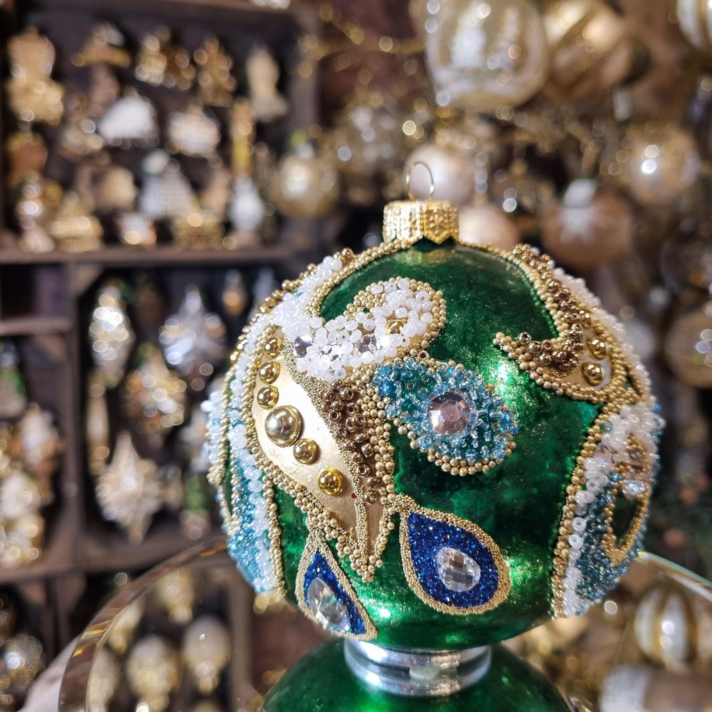 Emerald Green Christmas Ornament