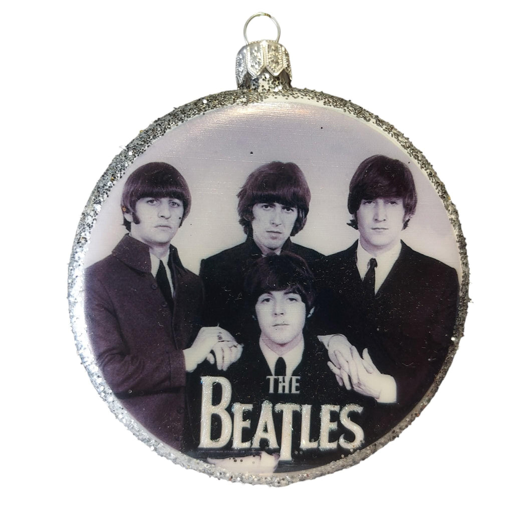 Silverado ornament, glass ball with classic festive motif