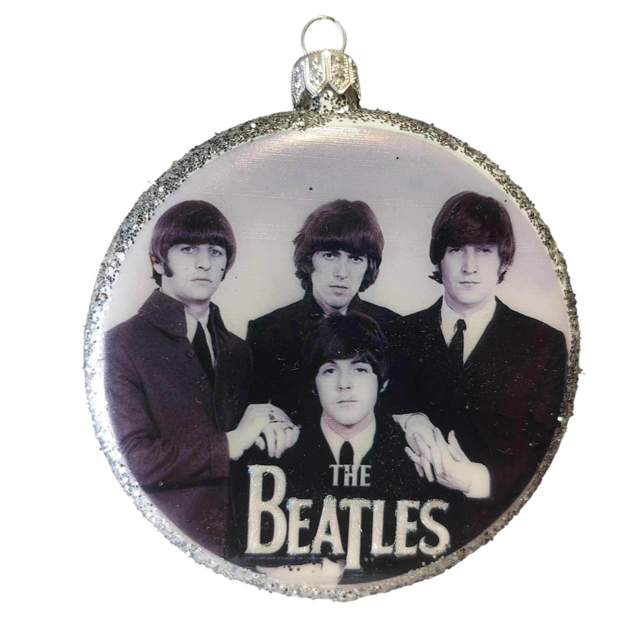 Silverado ornament, glass ball with classic festive motif