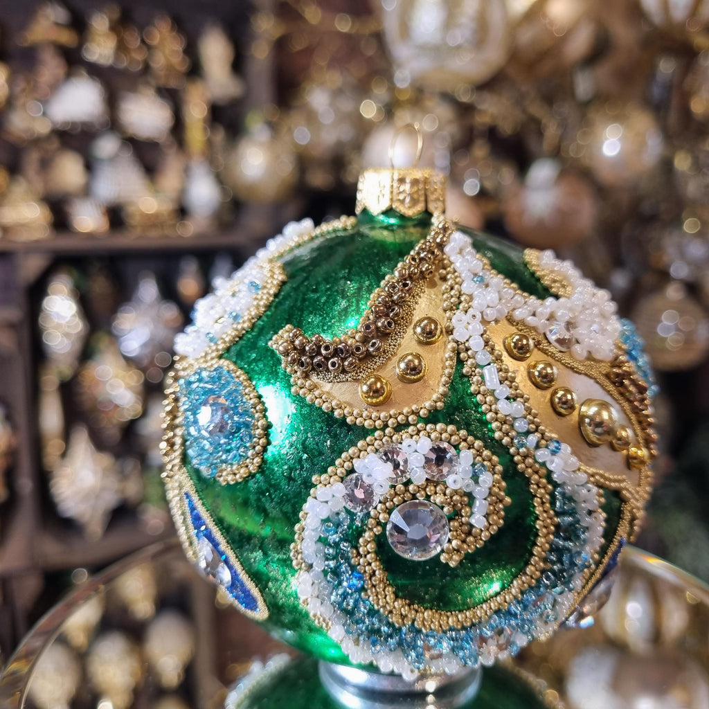 Emerald Green Christmas Ornament