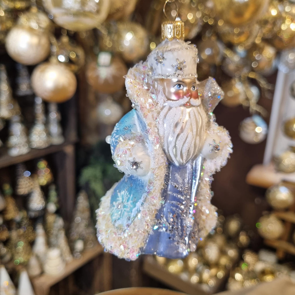 Frosty Blue Santa