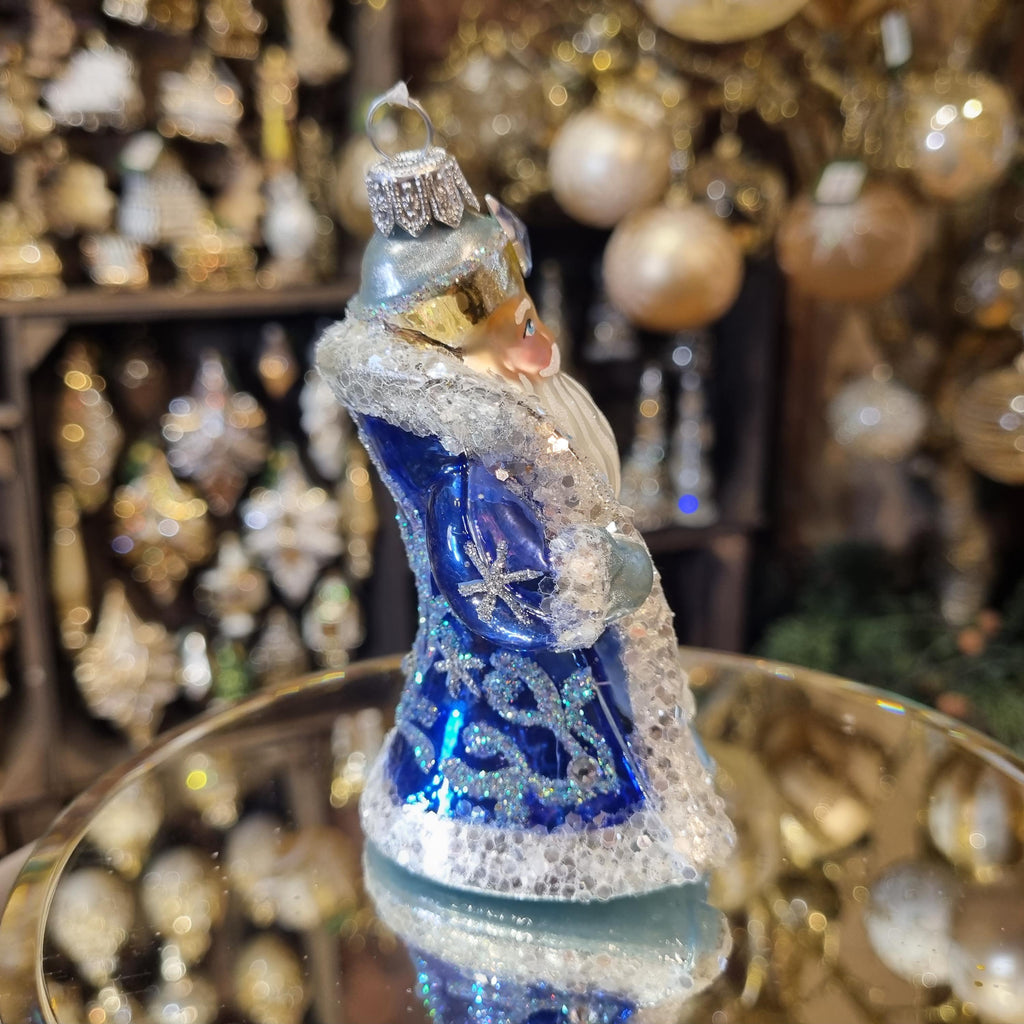 Blue Ice Santa