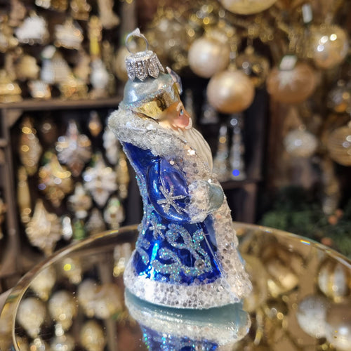 Blue Ice Santa