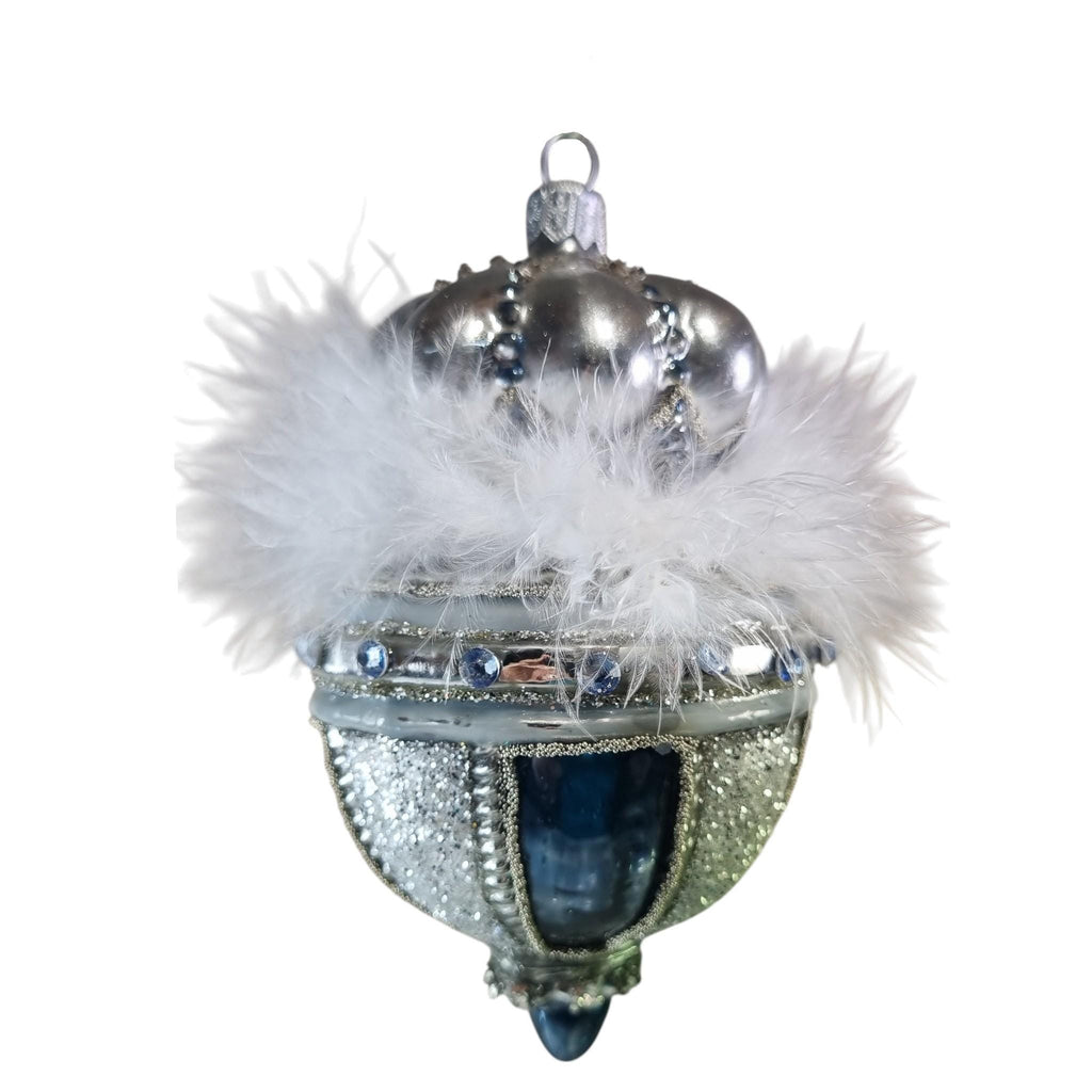 Silverado glass ornament, classic decorative ball