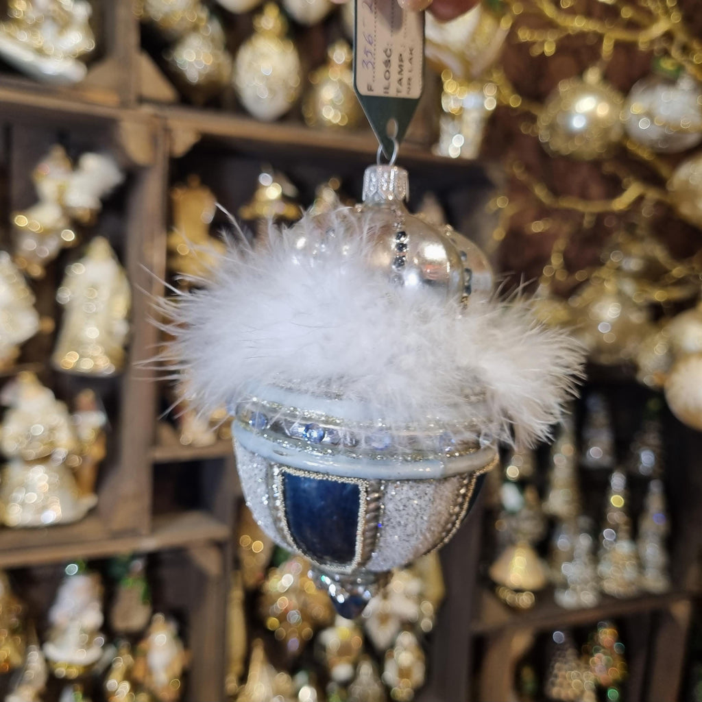 Silverado glass ornament, classic decorative ball