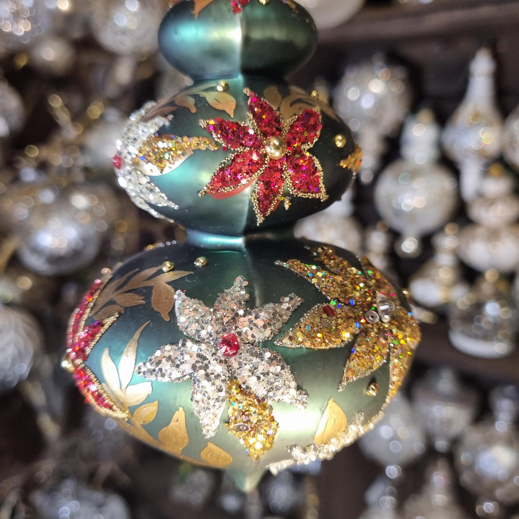 Icicle with Three Baubles Ornament