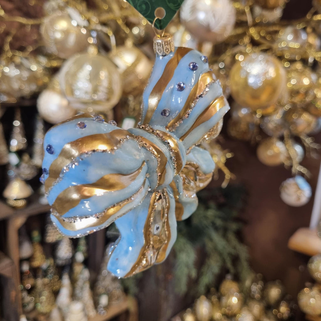 Blue Glass Bow