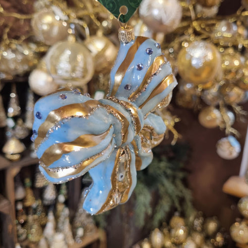 Blue Glass Bow
