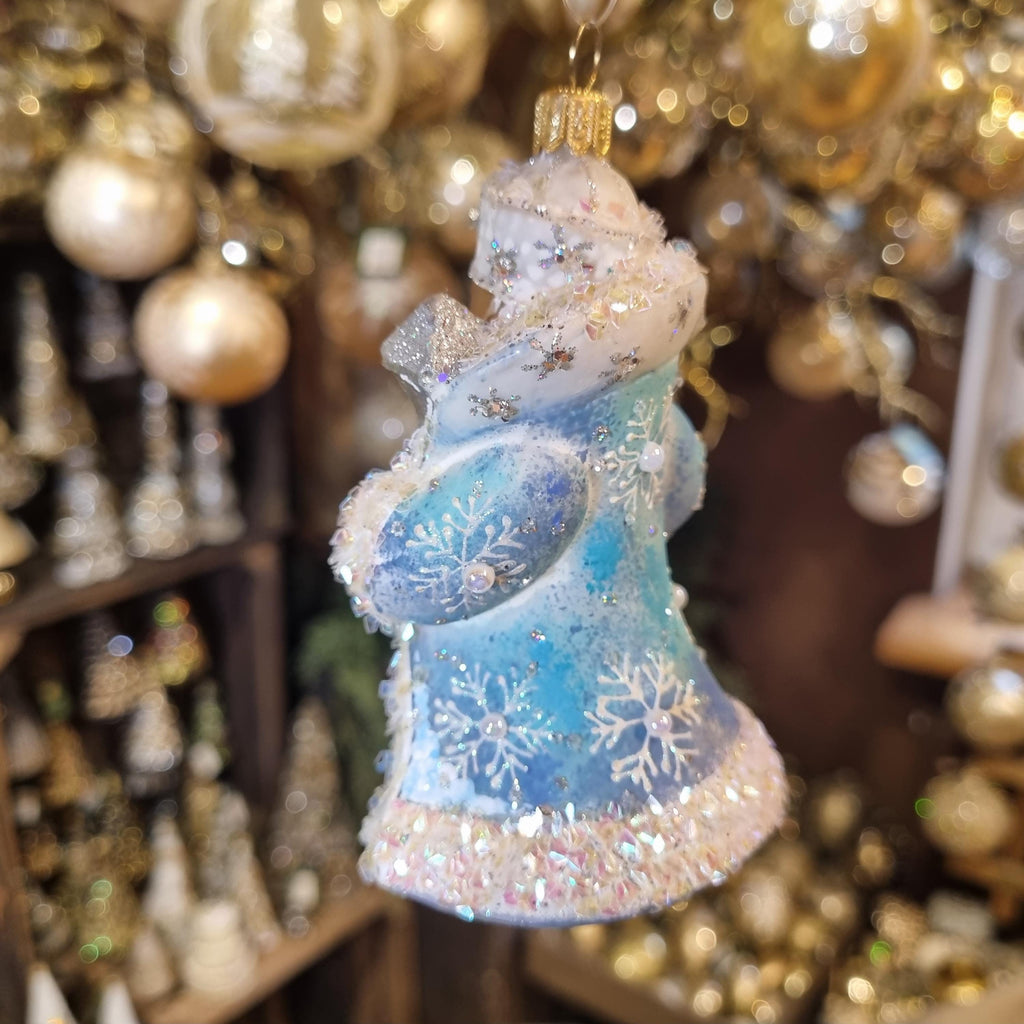 Silverado glass ornament, decorative ball with elegant finish