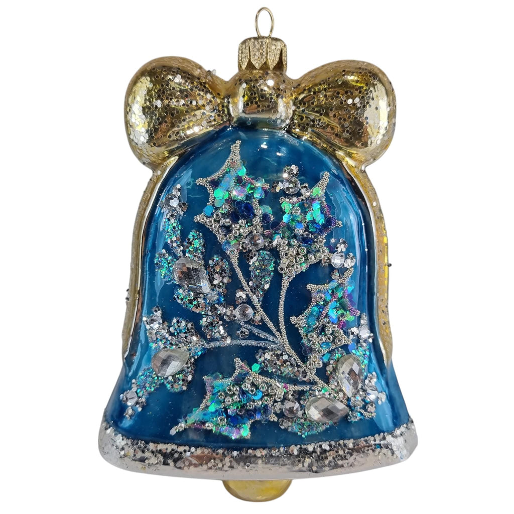 Glass Bell Christmas Ornament