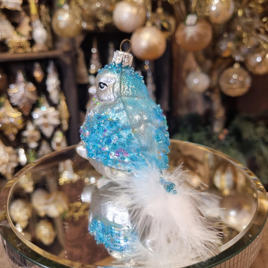 Glass Bird Ornament